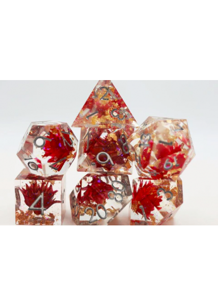 DICE 7-Set: Sharp Edge - Red Lotus